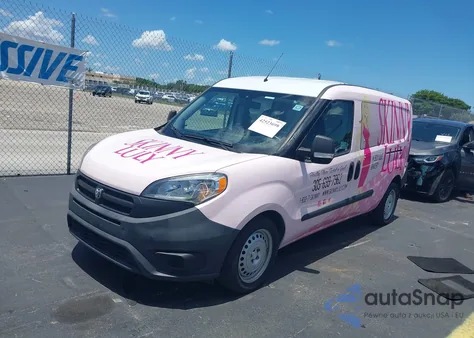 2017 Ram Promaster City Tradesman z USA, uszkodzony, nr VIN ZFBERFAB6H6H02062